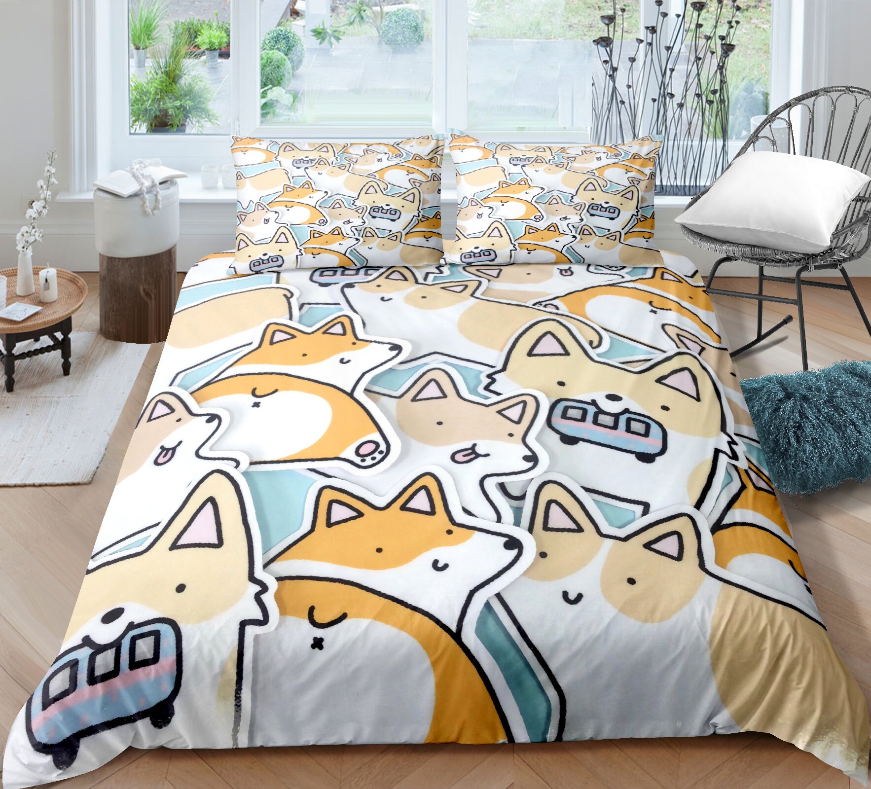 Cats Comforter Cover Queen Size for Women Bedding Set Didital Etsy