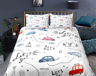 boys transport bedding