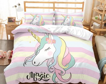 unicorn sheets double bed