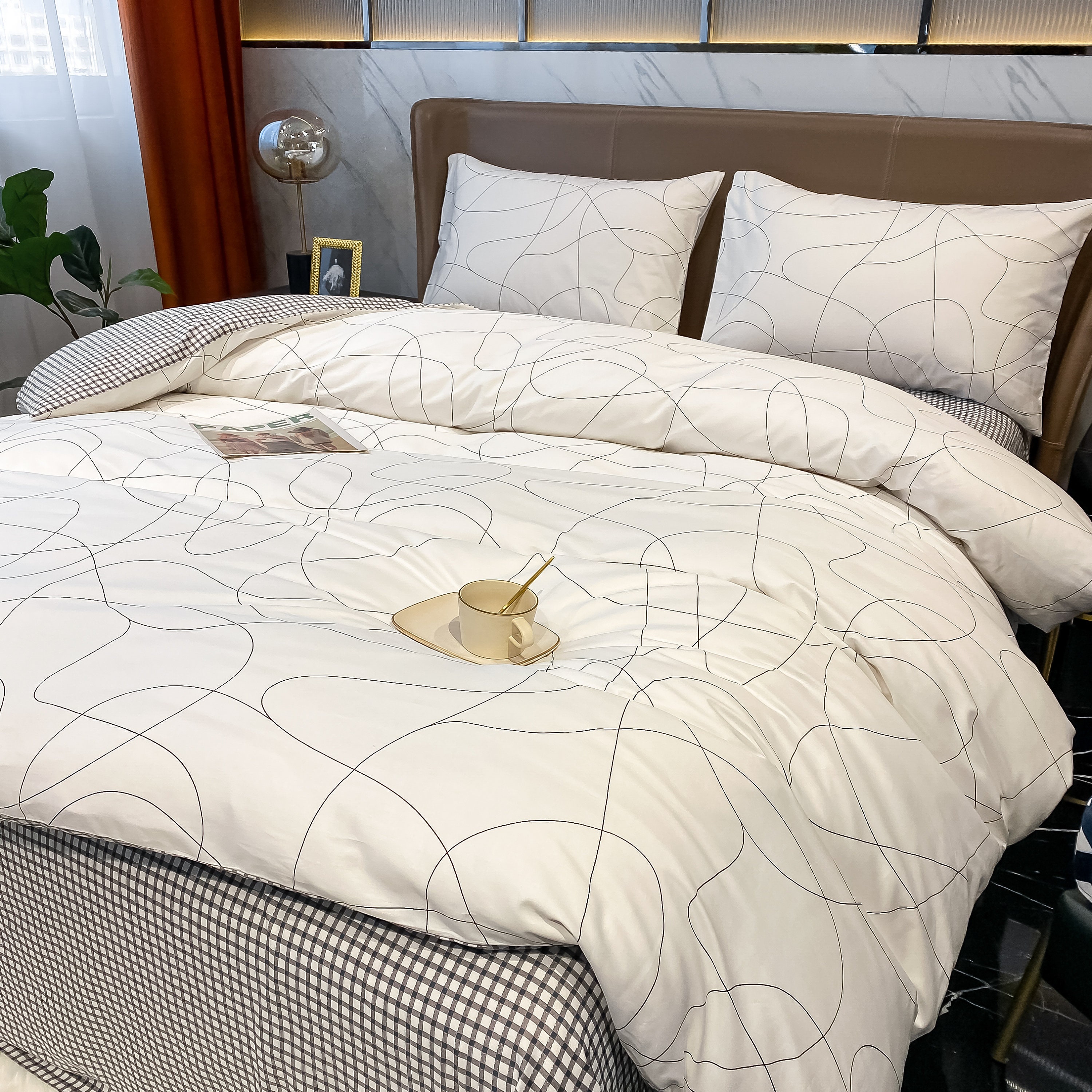 100 Washed Cotton Duvet Cover Sets Queen Full Size White Etsy