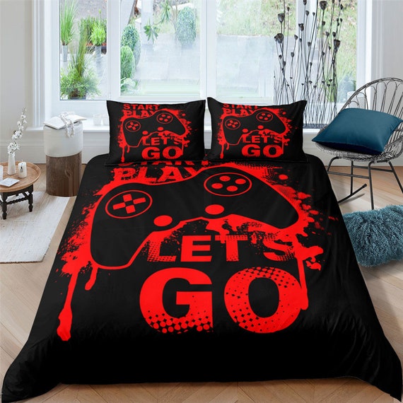 Alabama elite barmhjertighed Gamer Bedding Sets for Boys Gaming Duvet Cover Set Full boys - Etsy Denmark