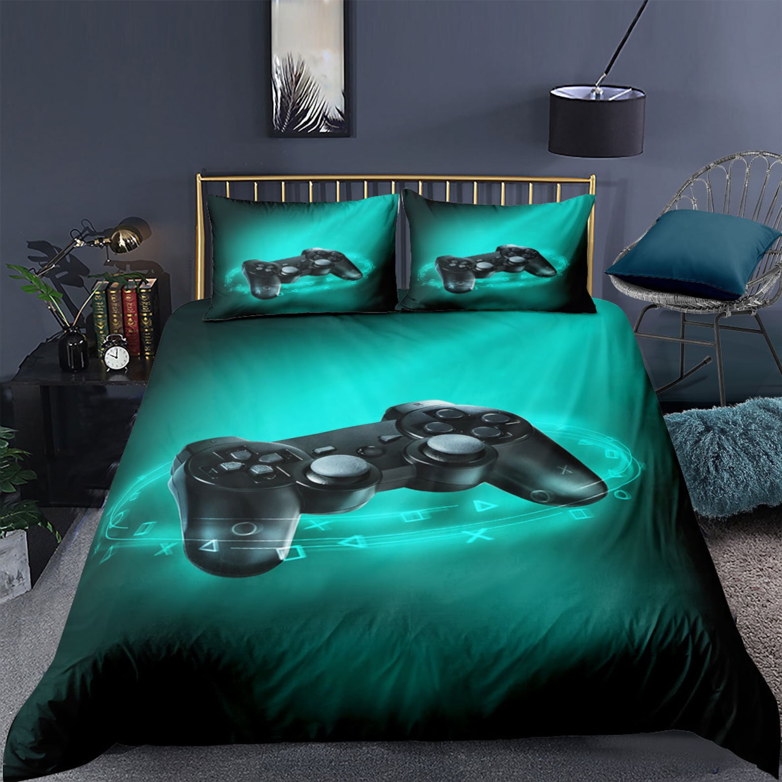 Gaming Comforter Cover for BoysTeens Gamer Gamepad Duvet Etsy