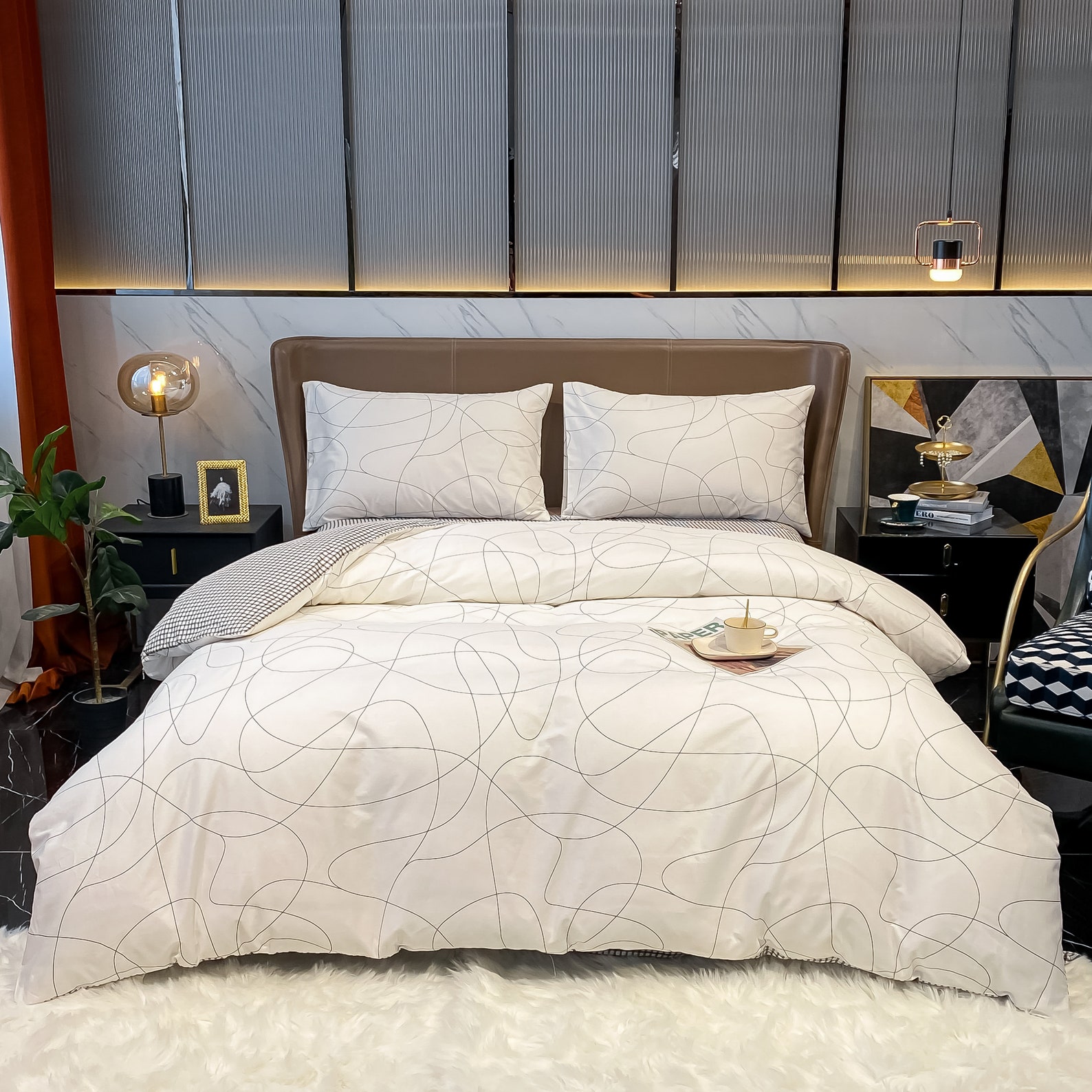 100 Washed Cotton Duvet Cover Sets Queen Full Size White Etsy UK