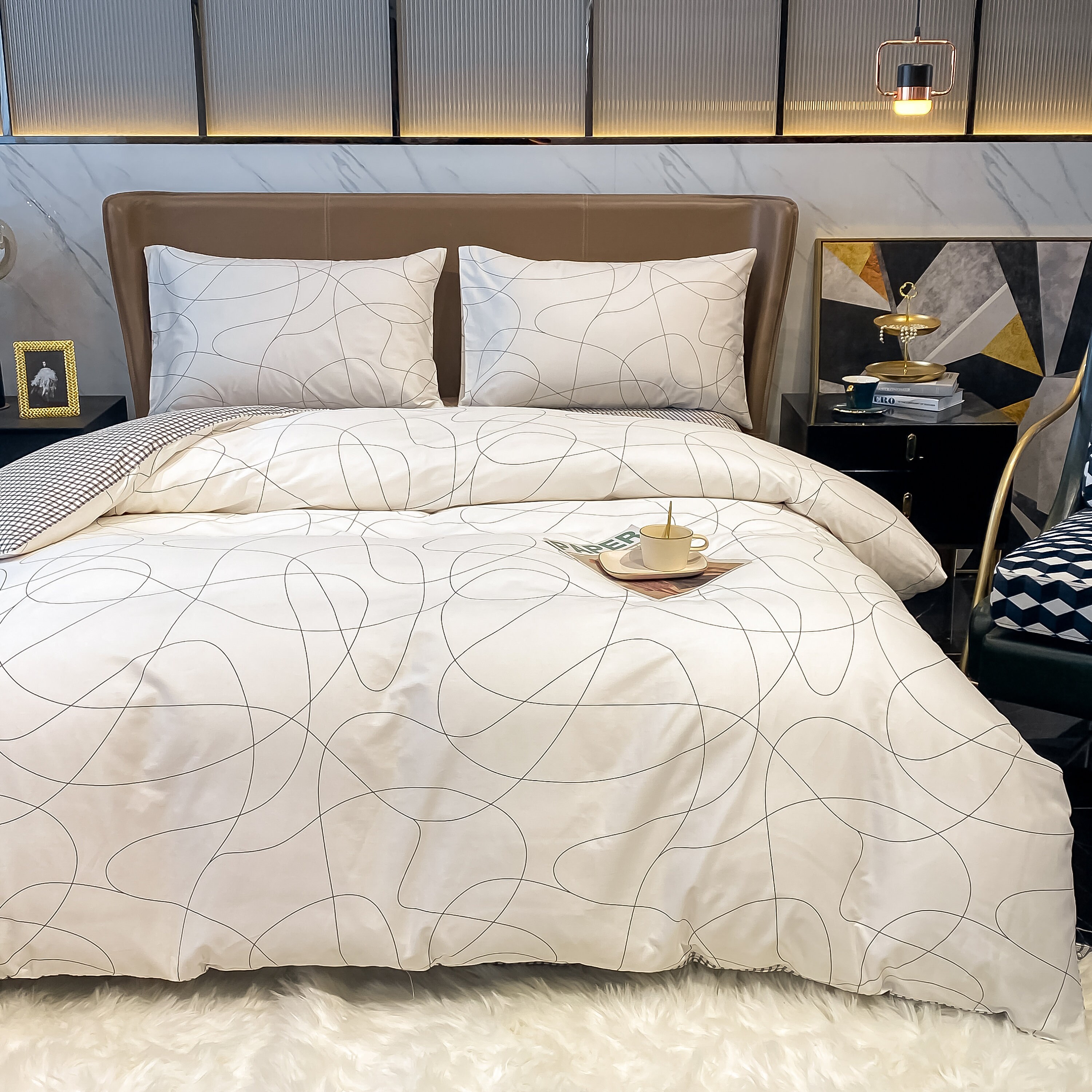 100 Washed Cotton Duvet Cover Sets Queen Full Size White Etsy