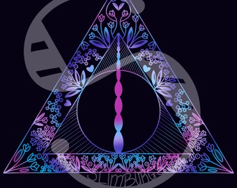 Download Deathly Hallows Svg Etsy