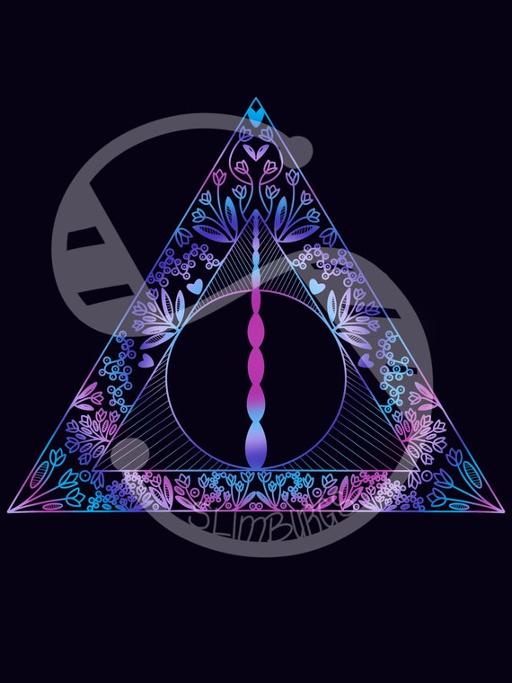 Deathly Hallows Sublimation Svg Etsy