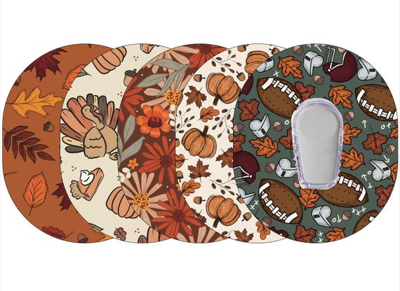 Glucomart Adhesive Patches For Dexcom G7 - 5-Pack Waterproof CGM Overlay Tape