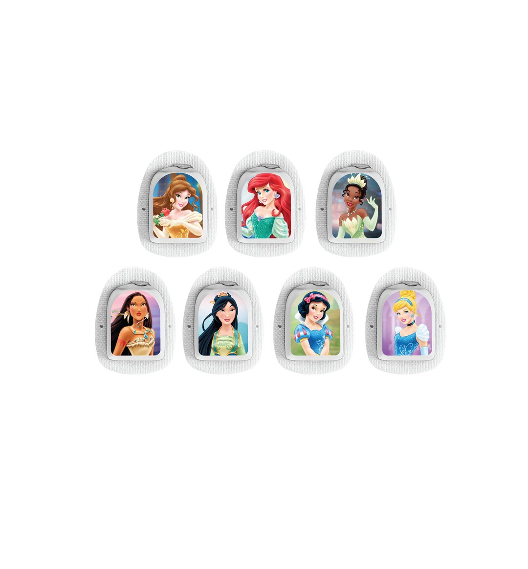 Omnipod Sticker Cover Pod Sticker Princess Omnipod Pod Stickers 7 Pack ...