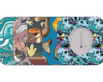 Glucomart Mini Adhesive Patches for Dexcom G7 & Infusion Sets, Hypoallergenic CGM Patches, Prehistoric Dexcom G7 Over Patches, 10-Day+