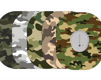 Glucomart Adhesive Patches for Dexcom G7, Waterproof CGM Patches, Hypoallergenic, Camo Dexcom G7 Overpatches, 10-Day+