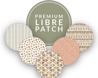 Premium Libre Patch No Lift Libre Sensor Patch Libre Sensor Cover Compatible avec Libre 1 Libre 2 Libre 3 Libre Sticker Patch - Glucomart