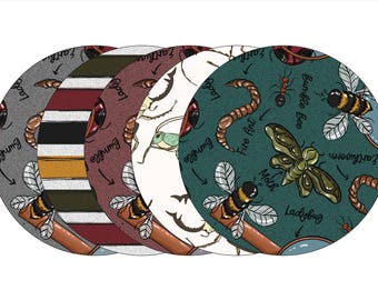 Glucomart Adhesive Patches for Libre 3, Dexcom G7 & Stelo (5 Count) – Maximum Strength CGM Patches, 14-Day+, Bugs CGM Overpatch