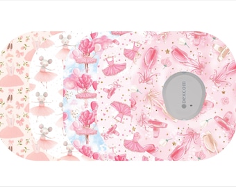 Glucomart Adhesive Patches for Dexcom G7, Waterproof CGM Patches, Hypoallergenic, Ballet Dexcom G7 Overpatches, 10-Day+