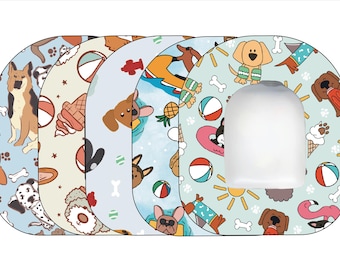 Omnipod Patches by Glucomart, Hypoallergenic & Waterproof, Pair with Glucomart Omnipod Stickers, Dog Omnipod Overpatches, 5-CT