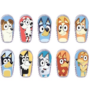 Dexcom Transmitter Stickers for Dexcom G6 Transmitter Kids Dexcom Decal 10 Pack Puppies Dexcom Sticker Type 1 Diabetes - Glucomart