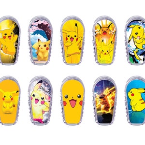 Dexcom G6 Transmitter Stickers Boys Characters 10 Pack Dexcom Decal Diabetes Stickers Type 1 Diabetes Accessories - Glucomart