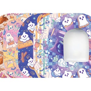 Omnipod Patches by Glucomart, Hypoallergenic & Waterproof, Pair with Glucomart Omnipod Stickers, Spirited Season Omnipod Overpatches, 5-CT