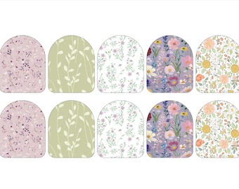 Omnipod Fabric Stickers for Surface of Pod l 10 Pack Camping Omnipod Sticker | Omnipod Patch Stickers | One Time Use | Glucomart