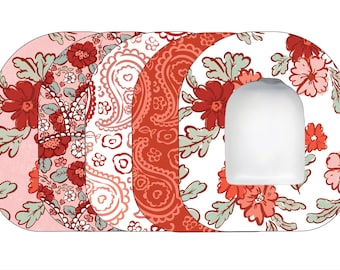 Glucomart Omnipod 5 Adhesive Patches | Omnipod Patches | Omnipod Stickers | Floral Omnipod Adhesives | Omnipod Plaster | No Fray | 5-CT