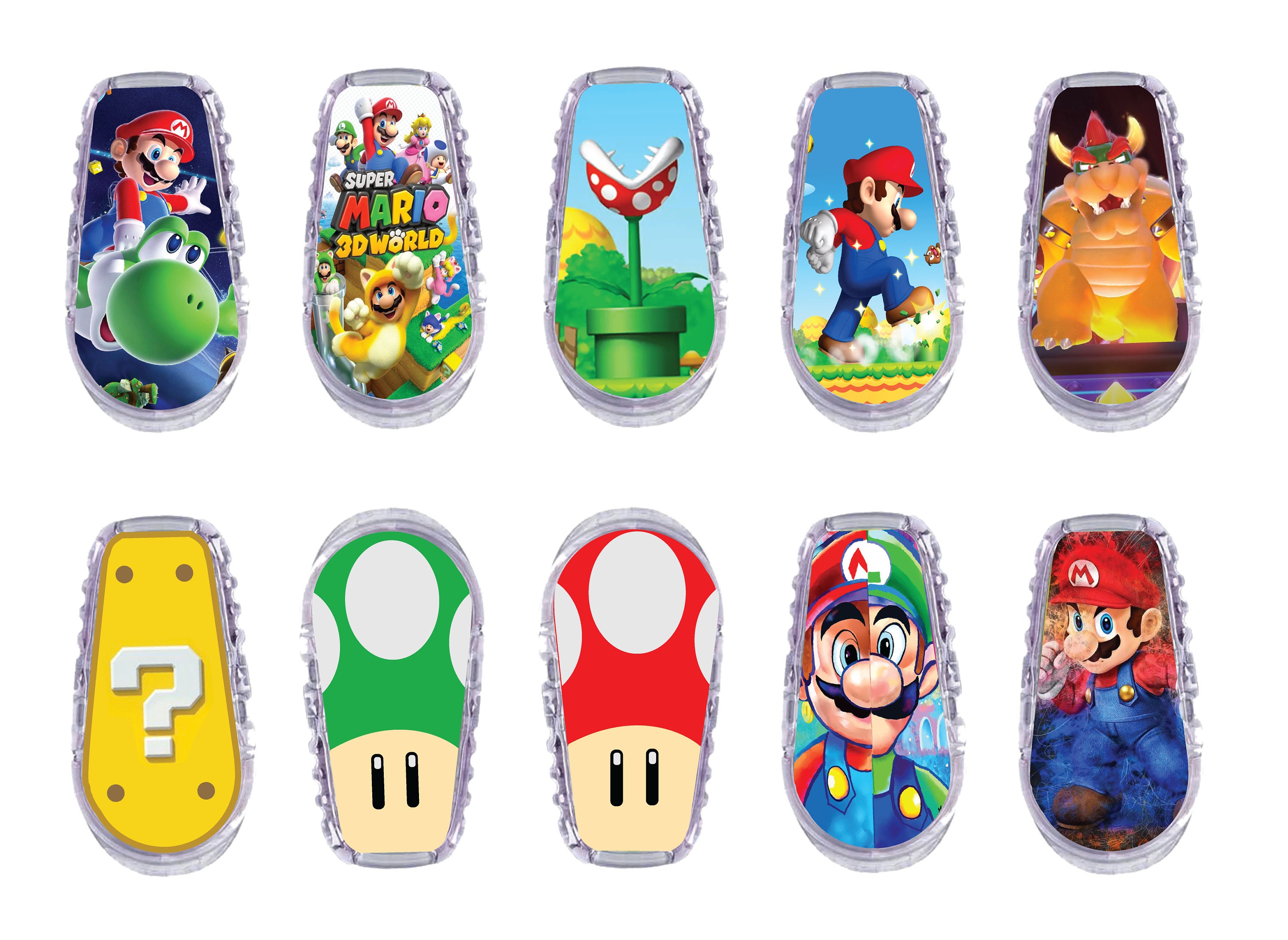 Transmitter Sticker Mario Stickers Diabetes Etsy