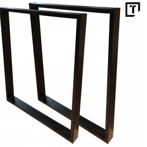 SET (2) Tischgestell | Tischkufen | Tischfüße | Tischbeine | Metal Table | Industrial LOFT Steel legs