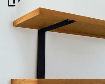 30x5mm Regalhalter | verschiedene Farben | Regalträger, Wandregal, Regalstütze, Regalwinkel, doppel double shelf support