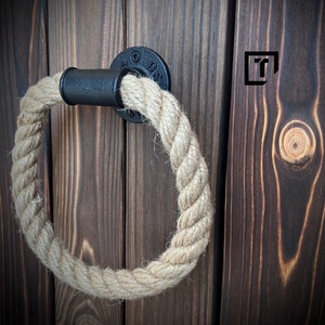 Handtuchhalter / Porta iuta Comò / Porta asciugamani in corda - Corda di iuta