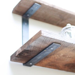 Regalträger | Regalhalter | Wandregal, Regalstütze, Regalwinkel | Industrial, Modern Shelf | DIY Shelf Bracket, Double Shelf Bracket