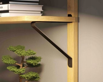 2x Regalhalter | verschiedene Farben | Regalträger, Wandregal, Regalstütze, Regalwinkel, Shelf Holder INDUSTRIAL
