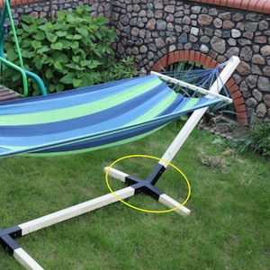 2x Hängemattenanschluss | Hängemattenhalter | Bein | Rahmen  (SET) / Hammock frame