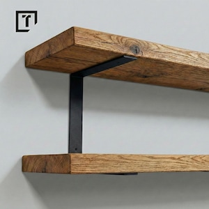 30x5mm Regalhalter | verschiedene Farben | Regalträger, Wandregal, Regalstütze, Regalwinkel, doppel Regalträger