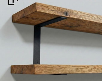 30x5mm Regalhalter | verschiedene Farben | Regalträger, Wandregal, Regalstütze, Regalwinkel, doppel Regalträger