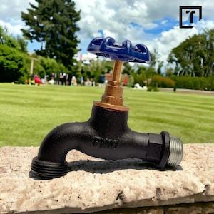 Water tap Loft Black | water spout | 3/4 and 1/2 inch