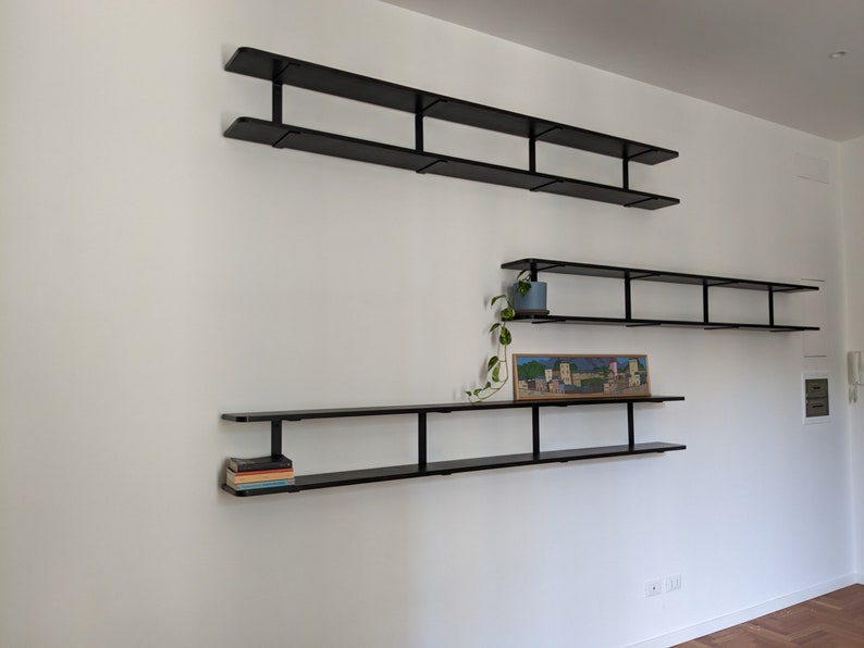 Regalhalter Kreuzberg verschiedene Farben Regalträger, Wandregal, Regalstütze, Regalwinkel, doppel Shelf Holder wspornik półki zdjęcie 4