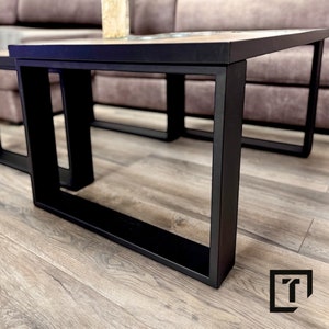 100x20mm Bench SET (2), Stützen, Kufen, Schubladenbeine Chest of drawers legs | Bench | commode legs | Industrial LOFT Steel legs