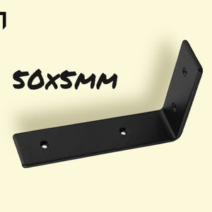 Strong 50x5mm Shelf Holder | Regalhalter | Kreuzberg | verschiedene Farben | Regalträger, Wandregal, Regalstütze, Regalwinkel,