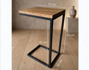 Laptoptisch Sofatisch Betttisch Couchtisch Holz Beistelltisch Wohnzimmertisch Massivholz Notebooktafel