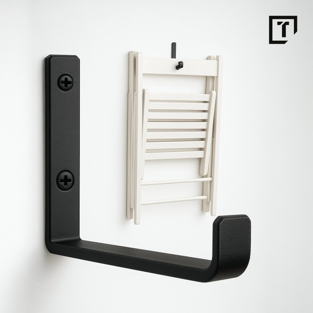 IKEA Chair Wall Hook: Space-saving Industrial Storage Bracket - Etsy