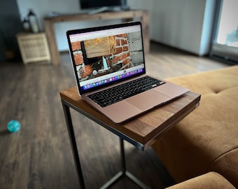Laptoptisch Sofatisch Betttisch Couchtisch Holz Beistelltisch Wohnzimmertisch Massivholz Mesa para portátil