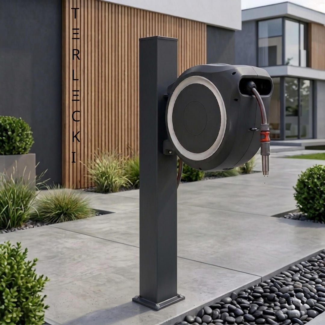 Halterung Für Gardena Rollup Schlauchbox – Stabilizator Stahlständer Für Bodenbefestigung Stainless Steel