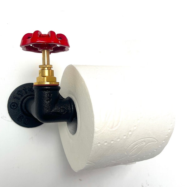 Toilettenpapierhalter Klopapierhalter WC Papier toilette Halterung Loft Industrial