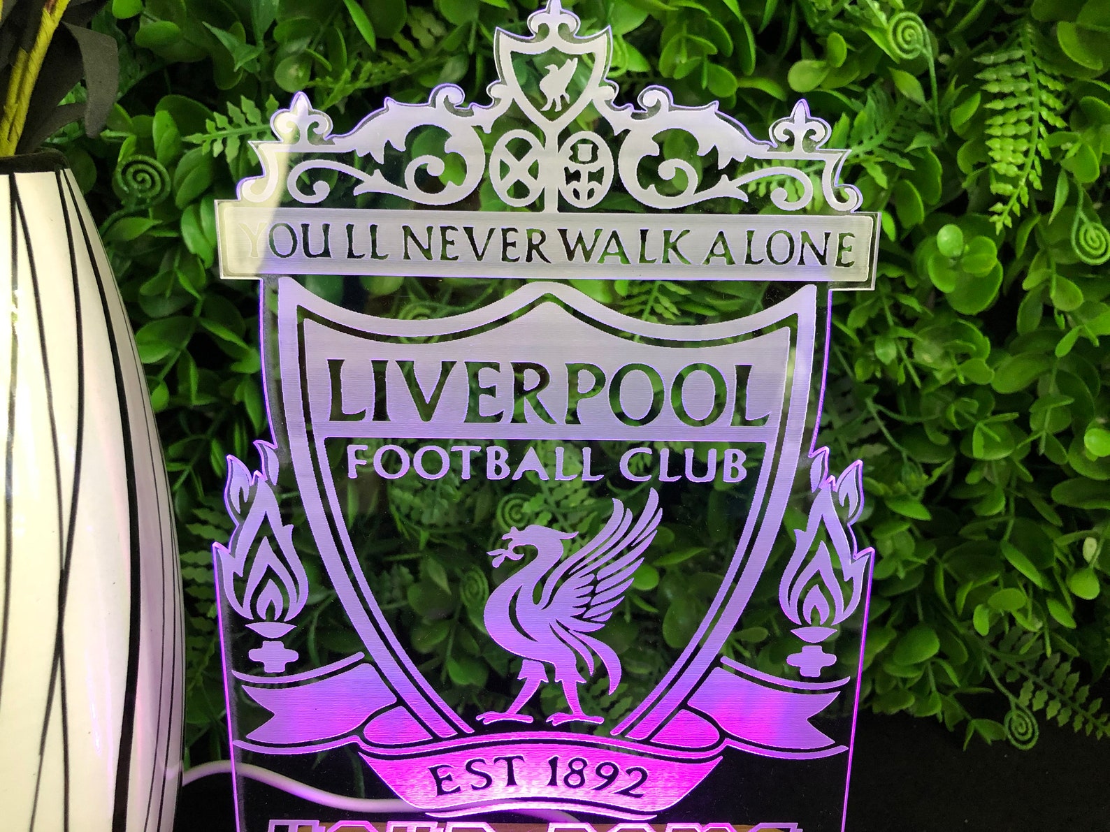 Liverpool night lights 3D Liverpool lights soccer led Etsy