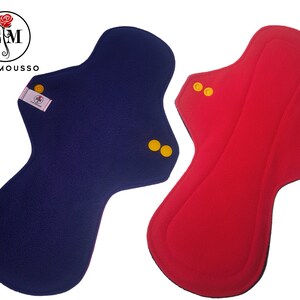 12&quot; Night Reusable Cloth Pad for Regular Flow - Eco friendly - zero waste period pad