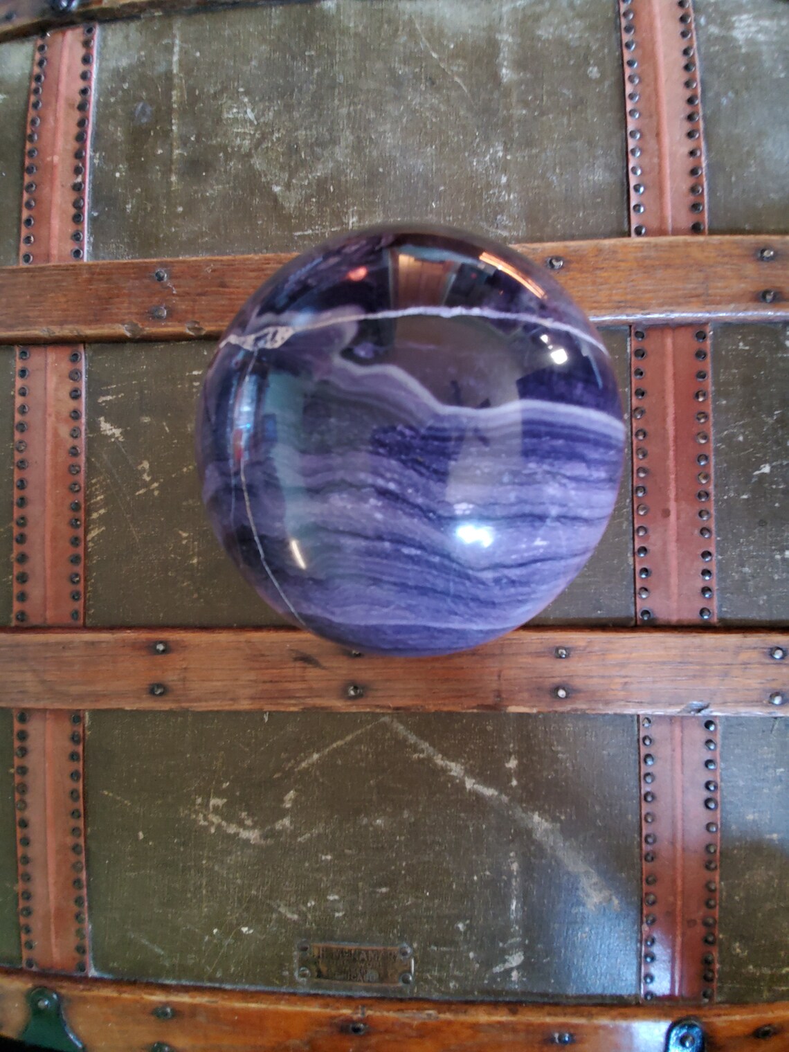 Énorme boule de cristal de fluorite | Etsy