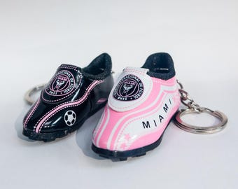 Inter Miami Soccer Team Keychains, Messi Keychain, Club Internacional de Futbol