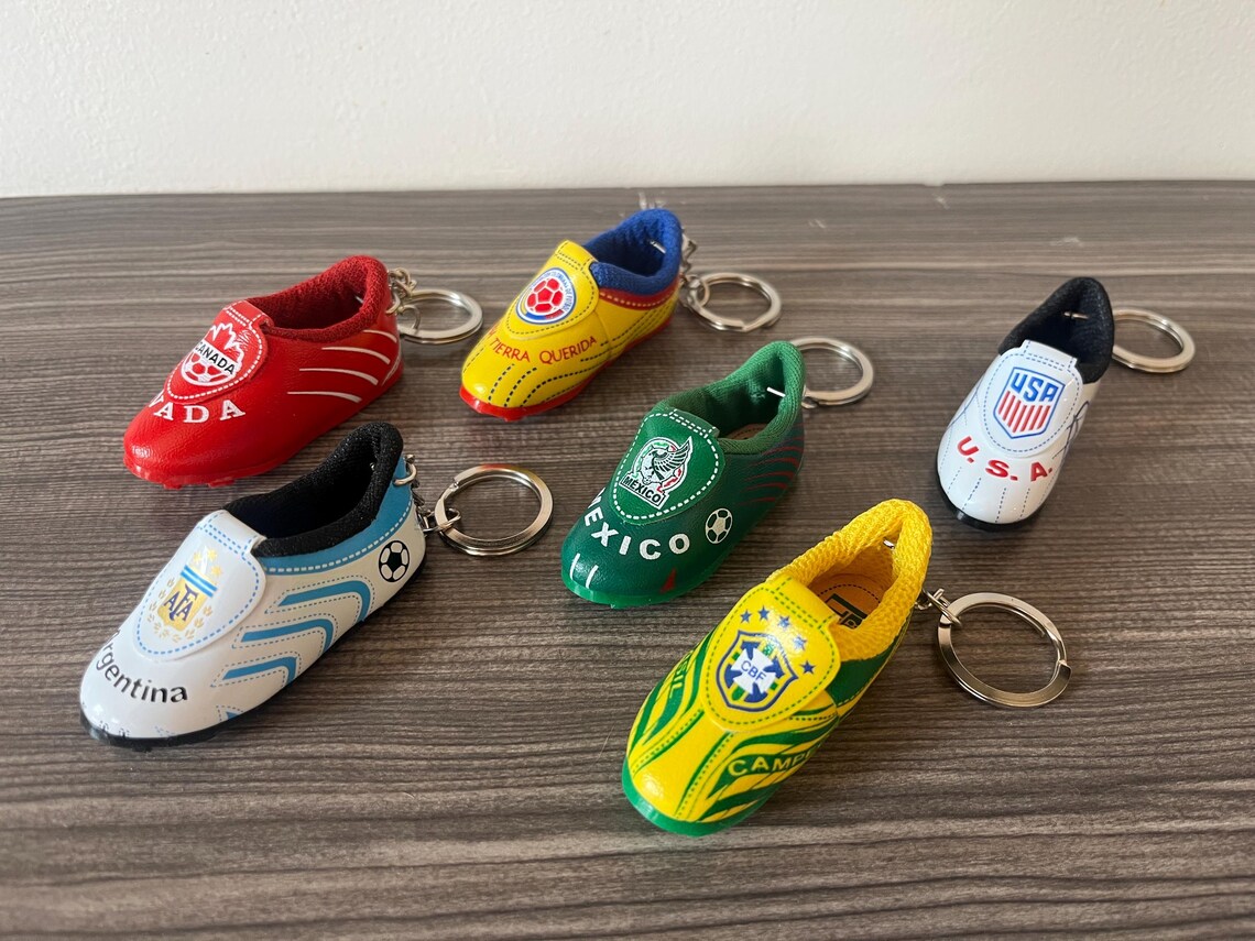 World Cup Keychains Set – Colombia Brazil USA Argentina Mexico Canada ...