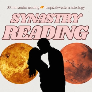 Lectura de la carta de sinastría (relaciones) astrológica (llama gemela, alma gemela, kármica) / Carta de sinastría (relaciones) en audio / Lectura de almas gemelas