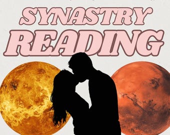 Astrology Synastry Chart Reading, Romantic Relationship (Audio)