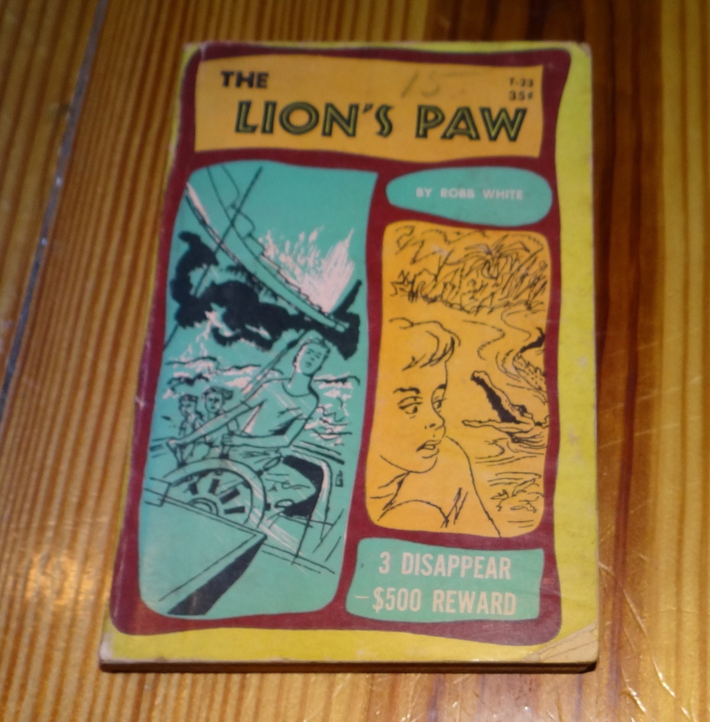 Vintage Young Reader Paperback the Lions Paw Robb White 1949 1965 ...