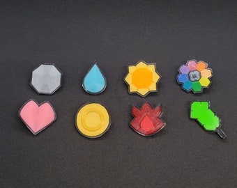 ポケモン ホウエン地方 第3世代 ジムリーダー ピンバッジ - Etsy 日本